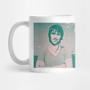 George Best / Retro Style Duotone Fan Design Mug